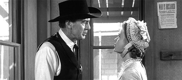 Gary Cooper et Grace Kelly dans Le Train sifflera trois fois (1952)