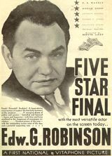 Affiche de Five Star Final (1931)