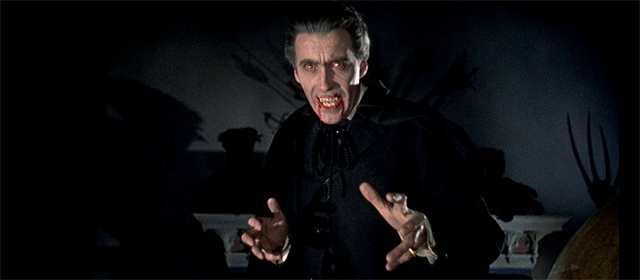 Christopher Lee dans Le Cauchemar de Dracula (1958)
