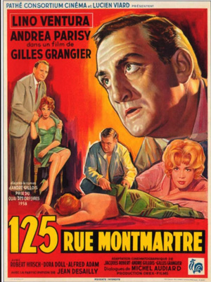 Affiche de 125, rue Montmartre (1959)