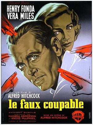 Affiche du Faux Coupable (1956)