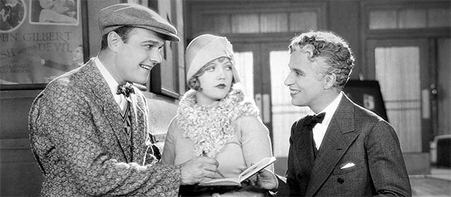 William Haines, Marion Davies et Charlie Chaplin dans Mirages (1928)