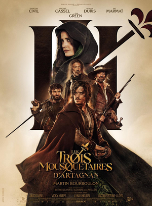 Affiche des Trois Mousquetaires : D'Artagnan (2023)