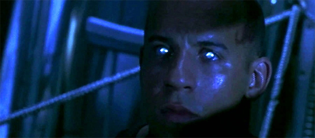 Vin Diesel dans Pitch Black (2000)